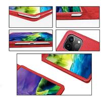 Lunso - Stand flip sleepcover hoes - iPad Pro 11 inch (2020) - Rood - thumbnail