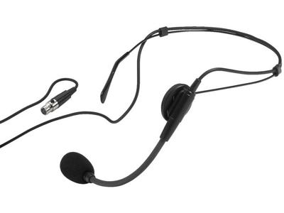 Monacor HSE-80 Zangmicrofoon Headset Zendmethode:Kabelgebonden Mini-XLR Kabelgebonden