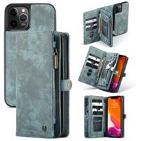 Caseme - vintage 2 in 1 portemonnee hoes - iPhone 12 / iPhone 12 Pro - Blauw - thumbnail