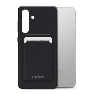 Mobilize Rubber Gelly Card Case Samsung Galaxy S24+ 5G Matt Black