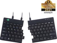R-GO Tools Split Toetsenbord USB QWERTY, Engels Zwart Ergonomisch - thumbnail