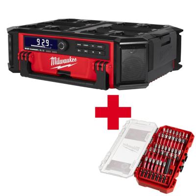 Milwaukee PACKOUT werkradio/lader - M18 PRCDAB+-0 - 18V-230V - excl. accu