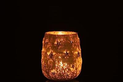 J-Line theelichthouder Ster - glas - zilver - large J-Line theelichthouder Ster - glas - zilver - large