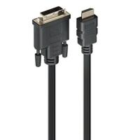 Kabel HDMI naar DVI Ewent EC1350 Zwart - Maat: 2 m - thumbnail