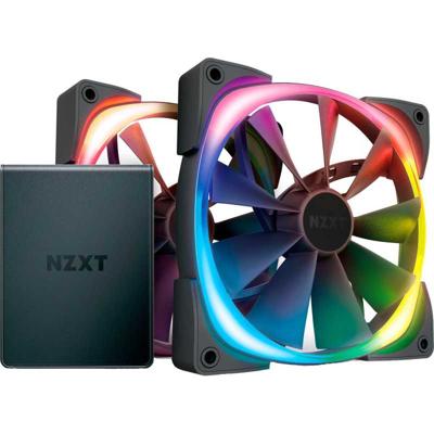 NZXT Aer RGB 2 - 140mm Twin & Controller - White Edition