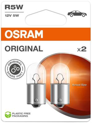 OSRAM kogellamp ball lamps 12v 5w 2st.sb sockel ba 15s