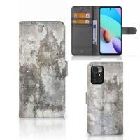 Xiaomi Redmi 10 | Bookcase | Beton Print - thumbnail