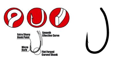 Gamakatsu G-CARP HUMP BACK Size 8, 10 st