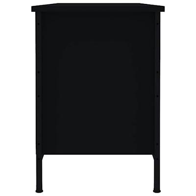 VidaXL Schoenenkast 100x35x50 cm bewerkt hout zwart