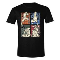 Naruto T-Shirt Character Sketches Size L - thumbnail