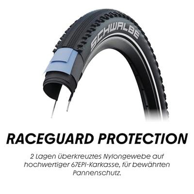 Schwalbe Buitenband 29-2.00(50-622) hurricane performance zwart - thumbnail