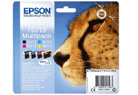 Originele inktcartridge Epson C13T07154012 Cyaan Magenta Geel Zwart - thumbnail