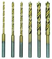 Proxxon Micromot 28 876 HSS Metaal-spiraalboorset 6-delig 1.5 mm, 2 mm, 2.5 mm, 3 mm, 3.5 mm, 4 mm TiN Cilinderschacht 1 set(s) - thumbnail