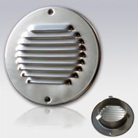 Schoepen Ventilatierooster met Klemveren Weha Rond 10 cm RVS Weckx - thumbnail