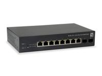 LevelOne GEP-1051 Managed L2/L3/L4 Gigabit Ethernet (10/100/1000) Zwart Power over Ethernet (PoE) - thumbnail