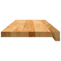 Traptreden 2 st 70x25x2 cm massief eikenhout lichtbruin - thumbnail