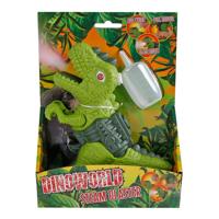 DinoWorld dinosaurus met stoom licht en geluid 17cm 2ass - thumbnail