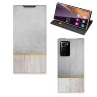 Samsung Galaxy Note 20 Ultra Book | Wallet Case | Wood Concrete - thumbnail