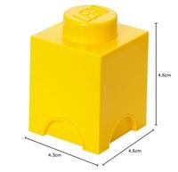 Room Copenhagen LEGO Storage Brick 1 Geel opbergdoos - thumbnail