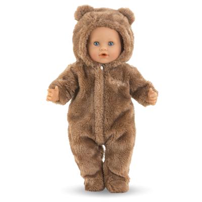 Corolle bunting brown bear onesie - 36cm