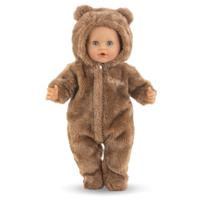 Corolle bunting brown bear onesie - 36cm - thumbnail