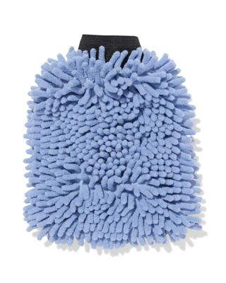 HEMA Washandschoen voor auto 27x17cm microvezel (blauw)