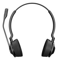Jabra Engage 65 SE Stereo draadloze headset Professioneel telefoneren, DECT-beveiliging, batterij voor 13 uur, bereik van 50 meter, de hele dag comfortabel met basisstation, voeding, USB-C-kabel - thumbnail
