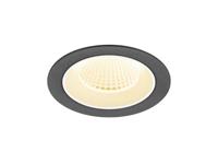 SLV InbouwspotNuminos M zwart/wit 3000K - 40gr - 1009617 - thumbnail