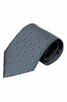 Grijze zijden stropdas Orco 01 - thumbnail