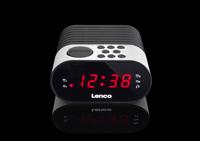 Lenco cr-07 wekkerradio wit - thumbnail