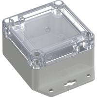 TRU COMPONENTS 6U07080805737 TC-13865220 Industriële behuizing 106.5 x 76.5 x 45 ABS-PC Lichtgrijs, Transparant 1 stuk(s) - thumbnail