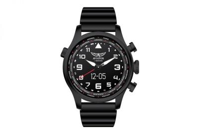 Aviator F-Series Smartwatch Black 45 mm | AVW79215G360