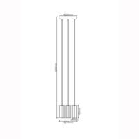 Globo Bronzen hanglampJames 3-lichts rond - 57919-3H - thumbnail