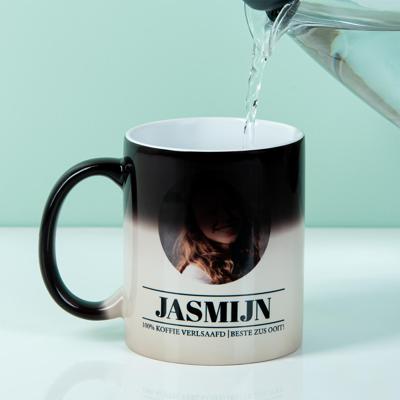Gepersonaliseerde Warmtegevoelige Mok Met Foto Gepersonaliseerde Warmtegevoelige Mok Met Foto