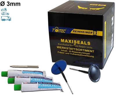 REINHEIMER bandenreparatieset "maxi-seal" maxi-seal m3/rep.set d1= 3mm 20st.
