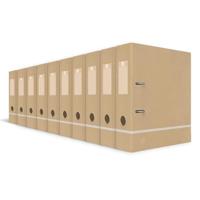 Ordner oxford touareg a4 80mm karton naturel/wit | 10 stuks - thumbnail