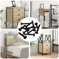 VidaXL Tapnagel 8219 pcs zwart staal - thumbnail