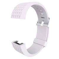 Fitbit Charge 2 siliconen bandje - Maat: Small - Wit - thumbnail