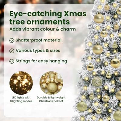 VidaXL Kunstmatige inklapbare kerstboom groen en wit 120 cm