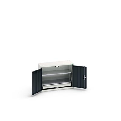 Bott Verso Eco Wandkast | 800x350x600mm | 2 Legborden | 1 Lade | RAL 7016 - 16929103.19