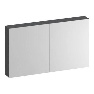 Brauer Impress Deluxe Spiegelkast - 120 cm - met interne en externe Verlichting - 2 Dubbelzijdige Spiegeldeuren - Timber Grey