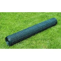 VidaXL Kippengaas 25x0,75 m staal met pvc-coating groen - thumbnail