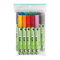 Creativ Company Glas- en porseleinstiften kleur glitter, 12st. - thumbnail