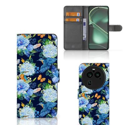 Telefoonhoesje | Met pasjeshouder | voor OPPO Find X6 Pro IJsvogel Telefoonhoesje | Met pasjeshouder | voor OPPO Find X6 Pro IJsvogel