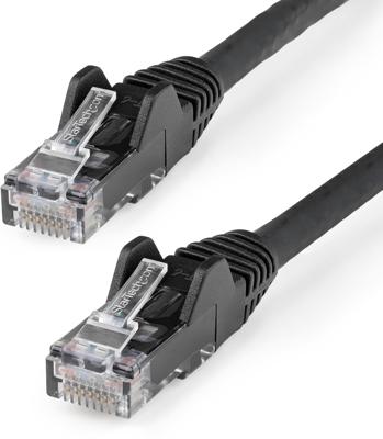 Stevige UTP-netwerkkabel Cat6 Startech N6LPATCH1MBK 1 m