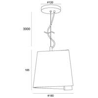 Deko Light Twister I 342144 Hanglamp LED, Halogeen E14 25 W Wit - thumbnail
