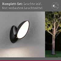 Paulmann Batona 94767 LED-buitenlamp (wand) LED 12 W Antraciet - thumbnail