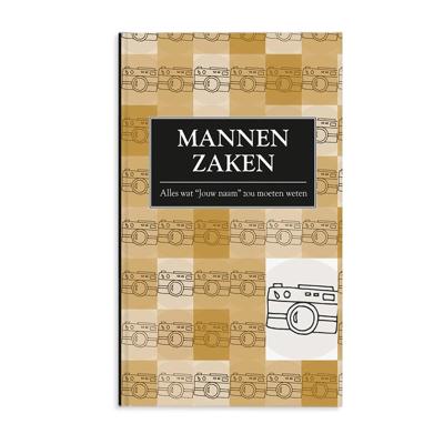 Boek met naam en foto - Mannenzaken - Softcover