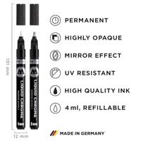 MOLOTOW LIQUID CHROME Lakmarker Chroom 1 mm, 3 mm - thumbnail