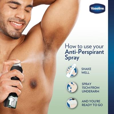 Vaseline Vaseline Deo Spray Men Double Invisible 250ml Vaseline Vaseline Deo Spray Men Double Invisible 250ml